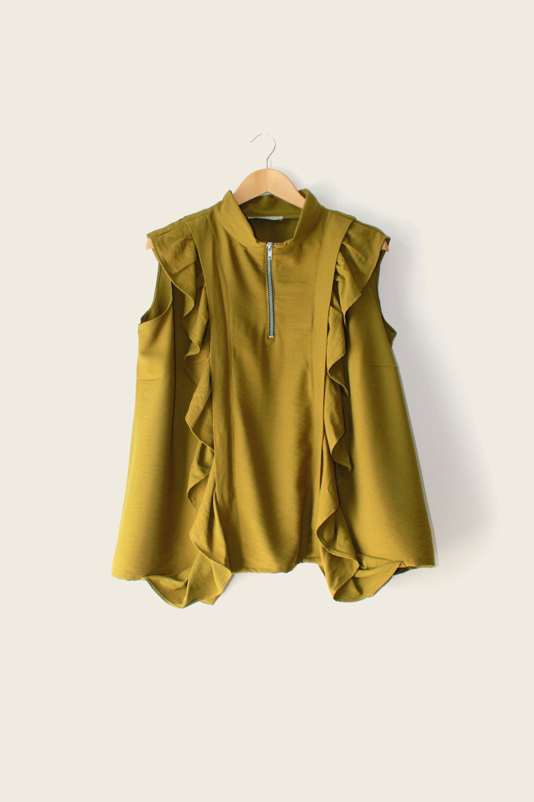 Luna Top in Chartreuse