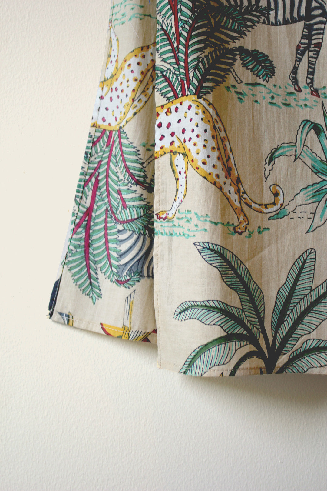 Leopard Floral Voile Scarf