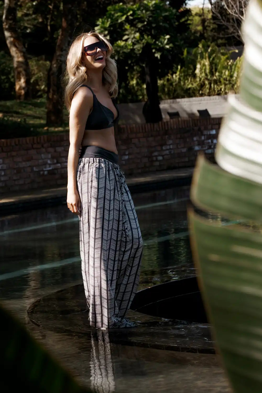 Caicos Drawstring Pants in Zia Zag | Colleen Eitzen Caicos Drawstring Pants in Zia Zag | Colleen Eitzen