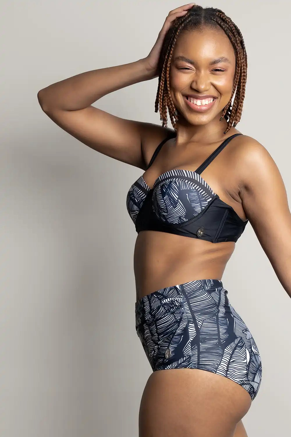 Tropea Balconette Bikini Top in Zia