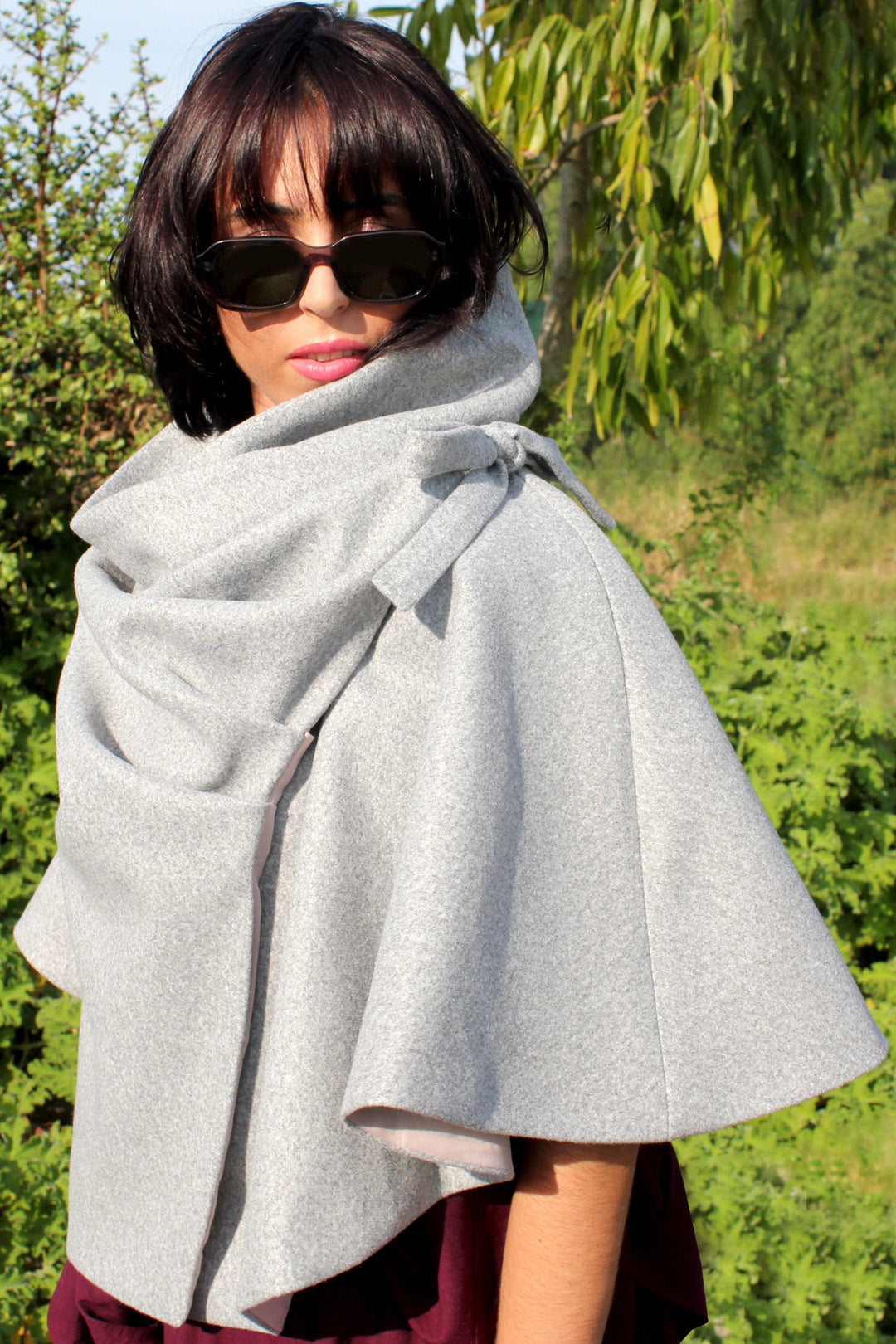Yoko Wrap Mottled Light Grey