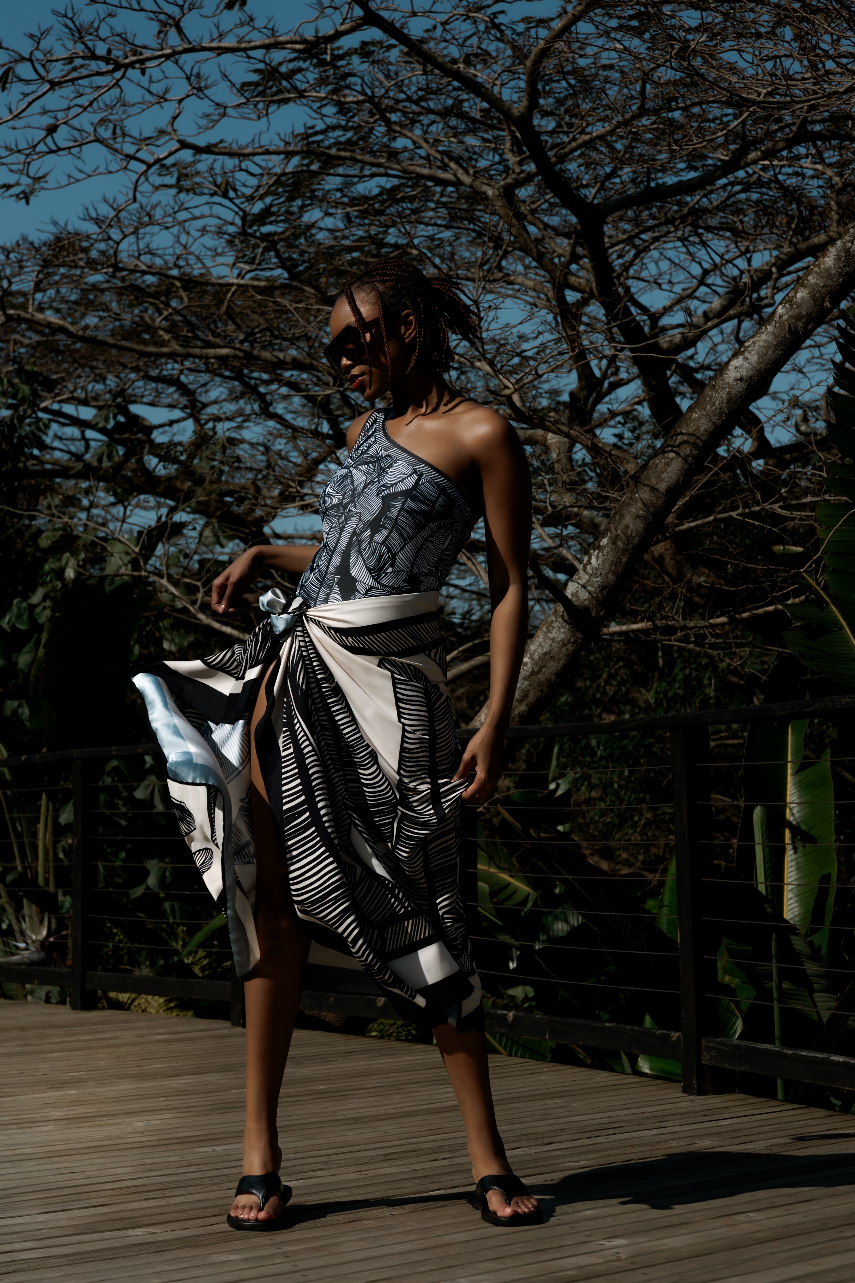 Shoreline Asymmetric One Piece in Zia | Colleen Eitzen