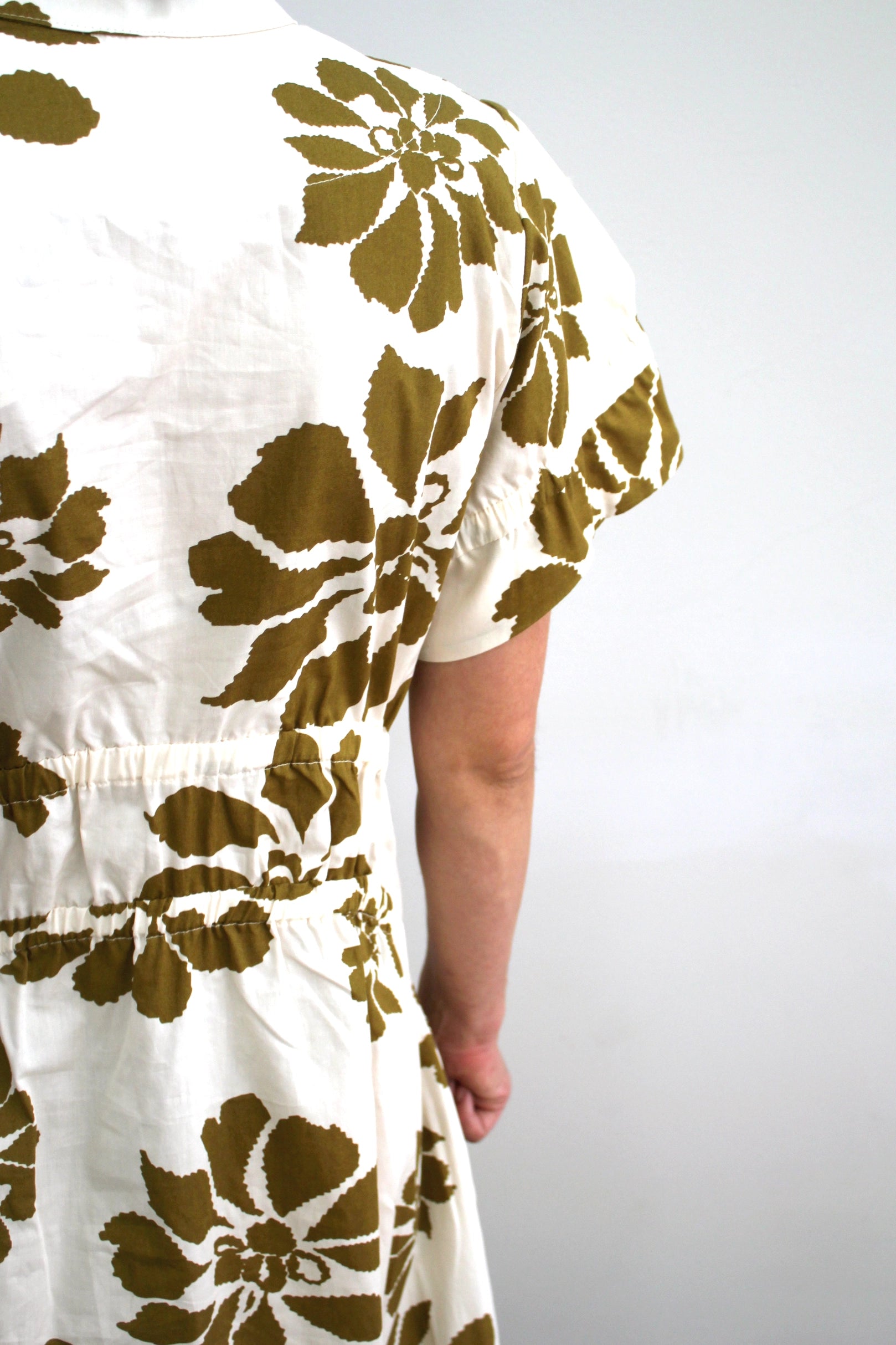 New Tori Dress in Khaki Floral
